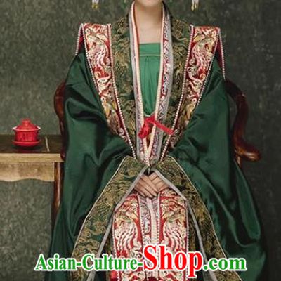 China Ancient Empress Xia Pei Wedding Clothing Traditional Song Dynasty Bride Garment Costumes and Headdress
