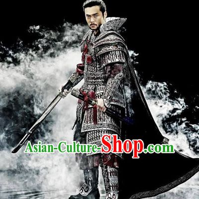 Korean Traditional Ancient General Garment Costumes TV Series GyeBaek Armor Clothing Complete Set