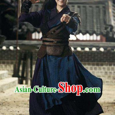 Korean Traditional Dress TV Series GyeBaek Cho Young Clothing  Ancient Swordswoman Garment Costumes and Headdress