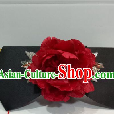 China TV Series Princess Of Huai Yu Hair Accessories Traditional Qing Dynasty Court Lady Headdress Ancient Infanta Giant Wing Headpiece