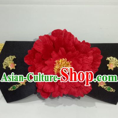 China Ancient Noble Woman Giant Wing Hair Accessories Traditional Qing Dynasty Princess Consort Headdress TV Series My Fair Princess Headpiece