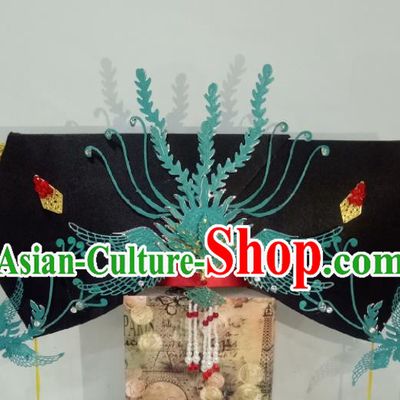 China Ancient Empress Hair Accessories Traditional Qing Dynasty Queen Headdress TV Series Princess Of Huai Yu Giant Wing Headpiece