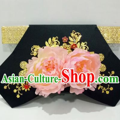 China Ancient Palace Lady Giant Wing Hair Accessories Traditional Qing Dynasty Princess Headdress TV Series Treading On Thin Ice Ruo Xi Headpiece