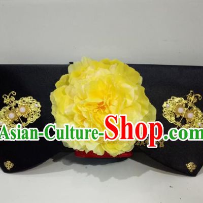 China Traditional Qing Dynasty Giant Wing Headdress TV Series Princess of Huai Yu Headpiece Ancient Court Lady Hair Accessories