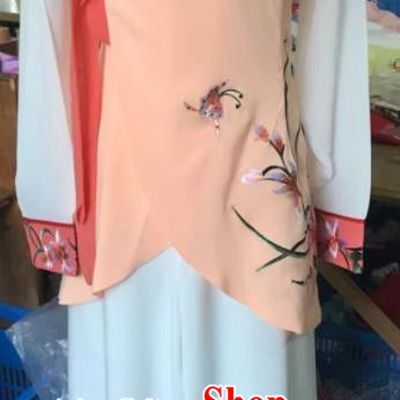 Chinese Ancient Servant Girl Clothing Peking Opera Actress Garment Costumes Traditional Cantonese Opera Country Woman Apricot Dress