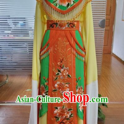 Chinese Ancient Noble Lady Clothing Peking Opera Hua Tan Garment Costumes Traditional Shaoxing Opera Actress Dress