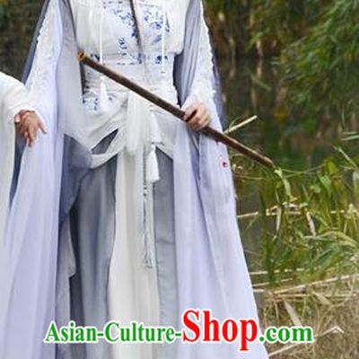 Chinese Cosplay Female Swordsman Garment Costumes Ancient Goddess Clothing Traditional Hanfu Dress