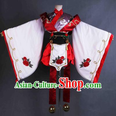 Japan Cosplay Geisha Garment Costumes Ancient Okuni Clothing