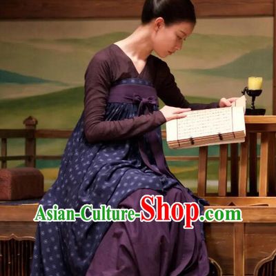 Chinese Ancient Civilian Woman Dress TV Series The Rise of Phoenixes Feng Zhi Wei Tang Dynasty Young Lady Costumes