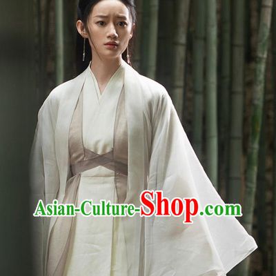 The Blue Whisper Princess Shunde Garment Costumes Chinese Ancient Swordswoman White Clothing Xian Xia TV Series Goddess Dress Apparel