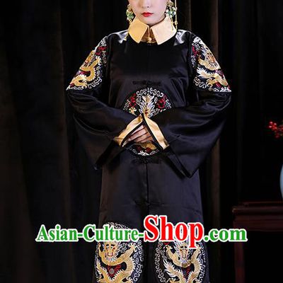 Chinese Ancient Imperial Consort Clothing TV Series Story of Yanxi Palace Empress Fu Cha Dress Qing Dynasty Queen Garment Costumes