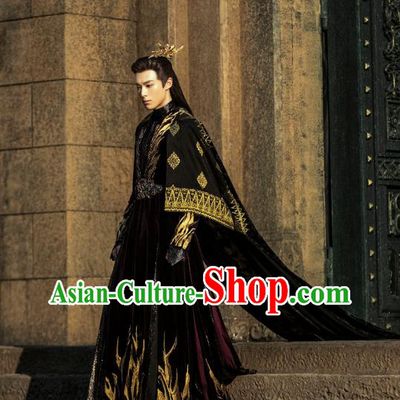 Love Between Fairy and Devil Chinese Xian Xia TV Series Fearsome Lord Devil Dong Fang Qing Cang Dylan Wang Garment Costumes