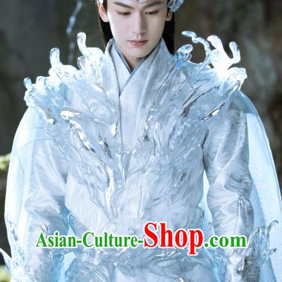 Chinese Ancient God of War Clothing Xian Xia TV Series Love Between Fairy and Devil General Chang Heng Garment Costumes