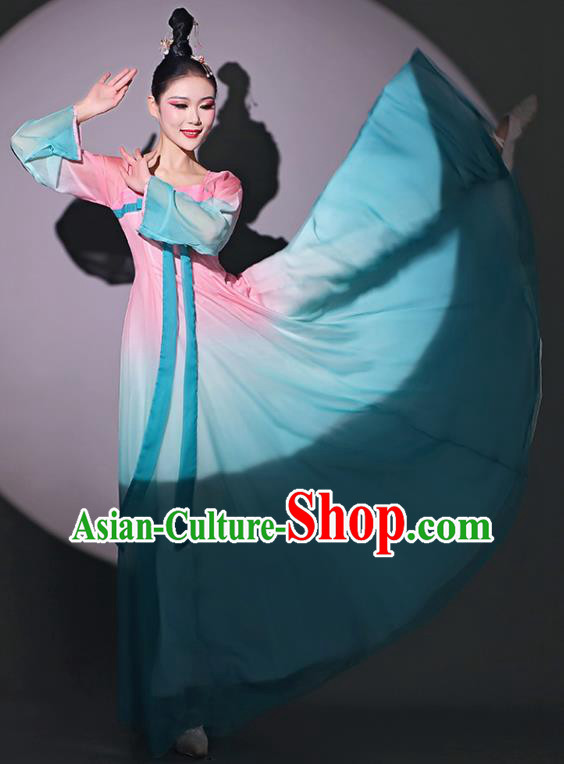 Chinese Classical Dance Garment Fan Dance Pink Dress Dancing Competition Clothing Chinese Classical Dance Garment Fan Dance Pink Dress Dancing Competition Clothing