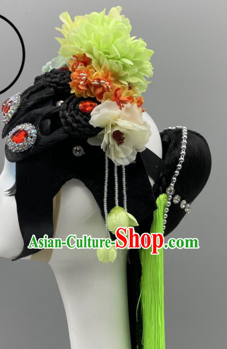 Chinese Beijing Opera Diva Headpieces Classical Dance Hair Jewelries Chun Gui Meng Headdress Chinese Beijing Opera Diva Headpieces Classical Dance Hair Jewelries Chun Gui Meng Headdress