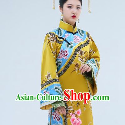 Chinese Ancient Imperial Consort Garment Costume Qing Dynasty Empress Dresses TV Series Ruyi Royal Love in the Palace Court Lady Clothing