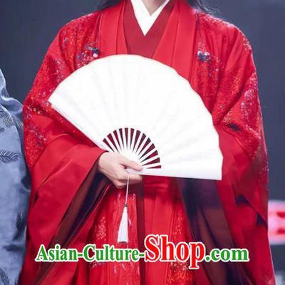 Chinese Traditional Wu Xia Childe Hanfu Clothing Series Word Of Honor Wen Kexing Garments Ancient Swordsman Red Costumes