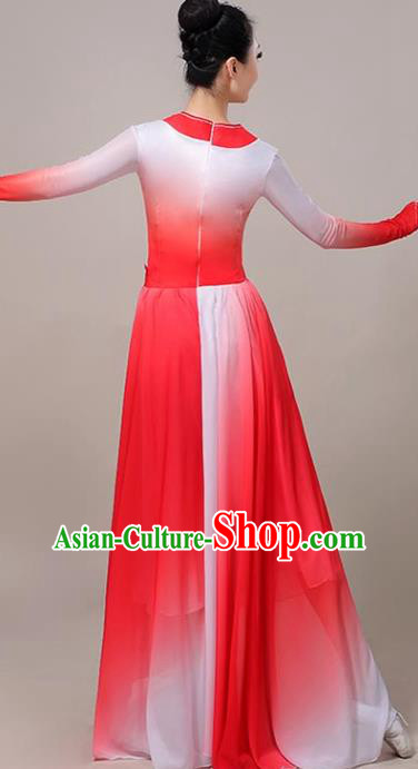 Professional Modern Dance Red Dress Chinese Classical Dance Clothing Opening Dance Garment Professional Modern Dance Red Dress Chinese Classical Dance Clothing Opening Dance Garment