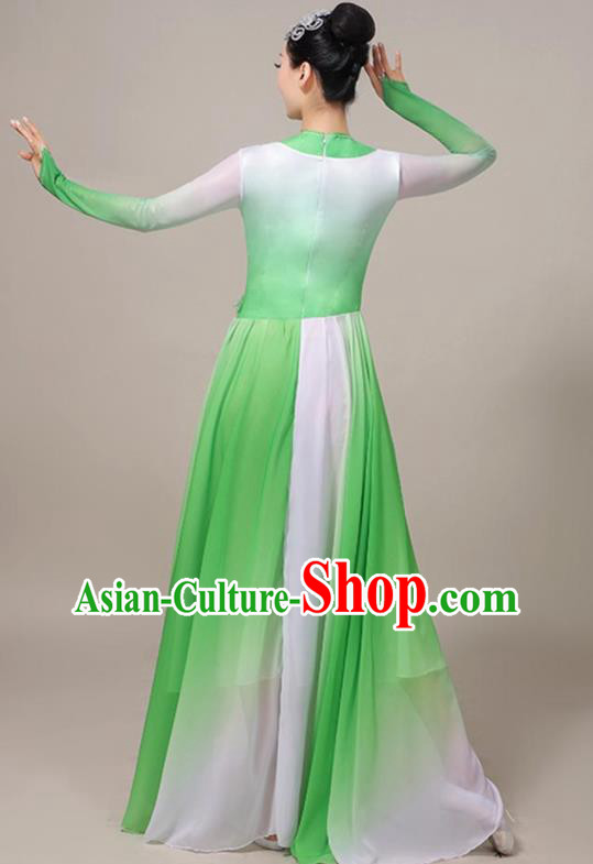 Professional Opening Dance Garment Modern Dance Green Dress Chinese Classical Dance Clothing Professional Opening Dance Garment Modern Dance Green Dress Chinese Classical Dance Clothing