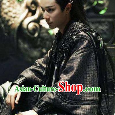 Chinese Cosplay Xie Wang Black Clothing Wu Xia Series Word Of Honor Scorpion King Apparels Ancient Swordsman Garment Costumes