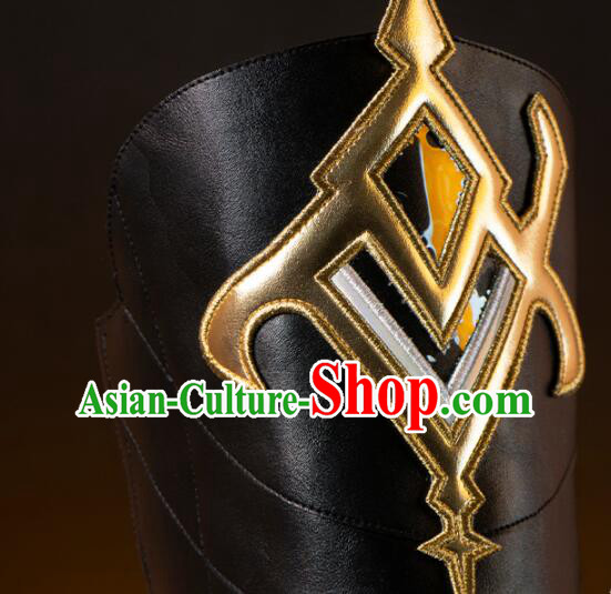 Chinese Cosplay Boots Handmade Swordsman Shoes Black Boots Chinese Cosplay Boots Handmade Swordsman Shoes Black Boots