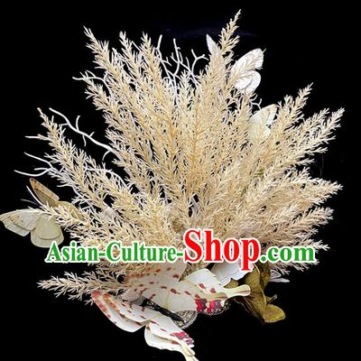 Top Party Queen Royal Crown Headwear Baroque Fairy Top Hat Handmade Branch Headdress