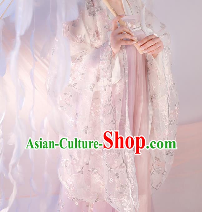 Chinese Traditional Hanfu Clothing Ancient Young Lady Pink Dress Tang Dynasty Princess Costumes Chinese Traditional Hanfu Clothing Ancient Young Lady Pink Dress Tang Dynasty Princess Costumes
