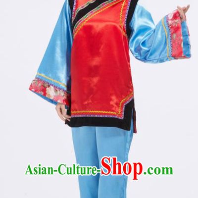 Chinese Lantern Festival Yangko Performance Outfits Folk Dance Costumes Ancient Landlord Shiva Clothing