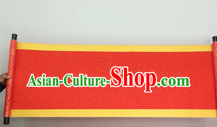 Chinese Meters Long Classical Wedding Guest Signatures Cloth Scroll Chinese Meters Long Classical Wedding Guest Signatures Cloth Scroll