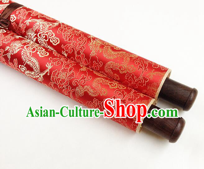 Chinese Meters Long Classical Wedding Guest Signatures Cloth Scroll Chinese Meters Long Classical Wedding Guest Signatures Cloth Scroll