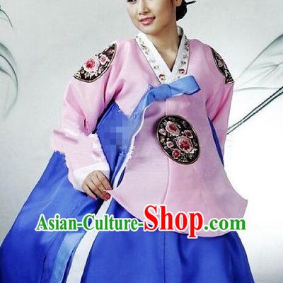 Korean Empress Hanbok Traditional Costumes Court Garment Complete Set