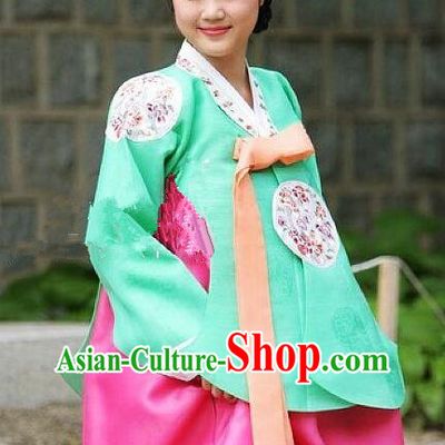 Korean Court Garment Empress Hanbok Traditional Tangyi Dress Costumes