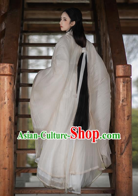 Chinese Traditional White Hanfu Clothing Ancient Swordswoman Dress Outfits Wei Dynasty Princess Costumes Chinese Traditional White Hanfu Clothing Ancient Swordswoman Dress Outfits Wei Dynasty Princess Costumes