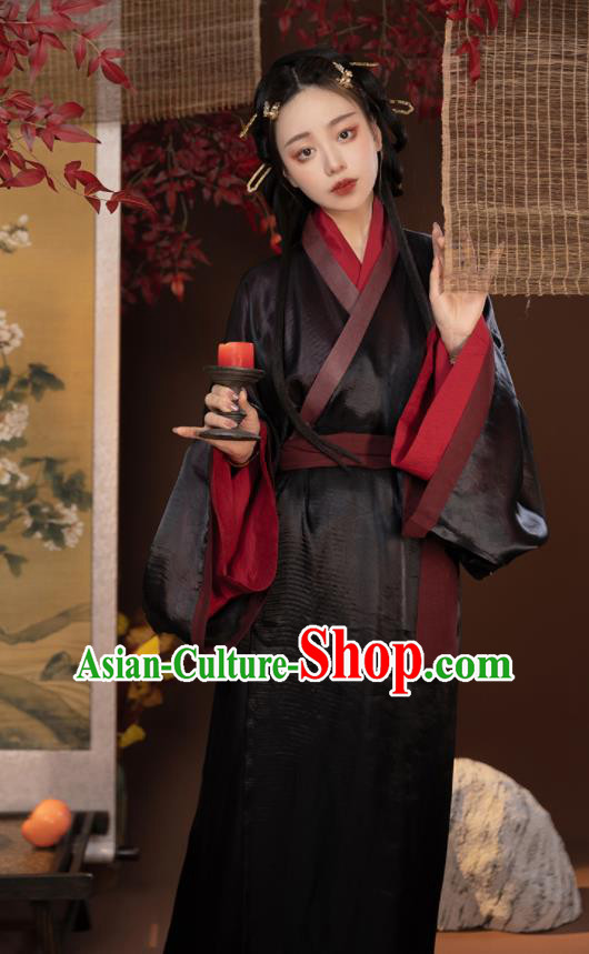 Chinese Han Dynasty Court Lady Garment Costumes Ancient Princess Clothing Traditional Yarn Hanfu Dress Chinese Han Dynasty Court Lady Garment Costumes Ancient Princess Clothing Traditional Yarn Hanfu Dress