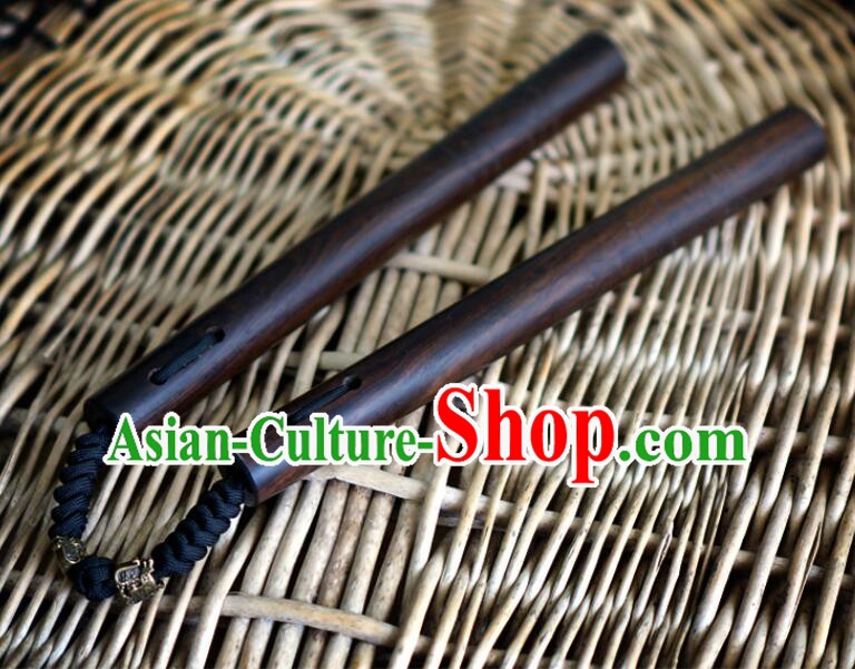 Handmade Kung Fu Nunchaka Top Ebony Nunchakus Chinese Martial Arts Nunchaku Handmade Kung Fu Nunchaka Top Ebony Nunchakus Chinese Martial Arts Nunchaku