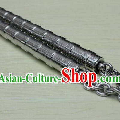 Chinese Martial Arts Nunchaku Handmade Kung Fu Nunchaka Top Stainless Steel Nunchakus
