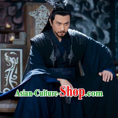 Chinese Xianxia Series Drama Swordsman Garments Romance TV Ancient Love Poetry Sen Jian Costumes Ancient Demon King Clothing