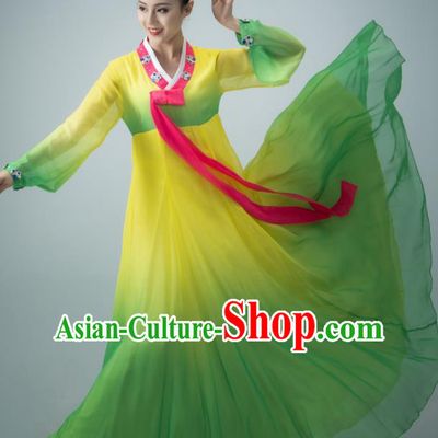 Chinese Classical Dance Dress Korean Nationality Dance Clothing Women Stage Performance Costume