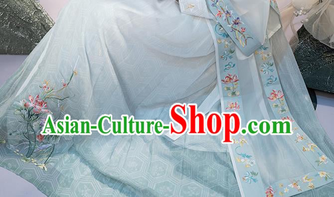 Chinese Song Dynasty Noble Lady Garment Costumes Ancient Female Clothing Traditional Hanfu Beizi Dresses