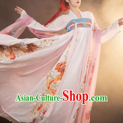 Chinese Tang Dynasty Historical Costumes Ancient Princess Clothing Traditional Ruqun Hanfu Dress