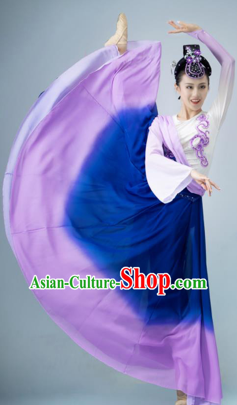Chinese Classical Dance Costume Han Tang Dance Purple Dress Dance Competition Clothing Chinese Classical Dance Costume Han Tang Dance Purple Dress Dance Competition Clothing