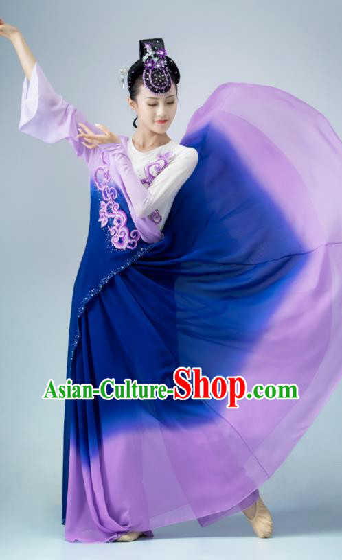 Chinese Classical Dance Costume Han Tang Dance Purple Dress Dance Competition Clothing Chinese Classical Dance Costume Han Tang Dance Purple Dress Dance Competition Clothing