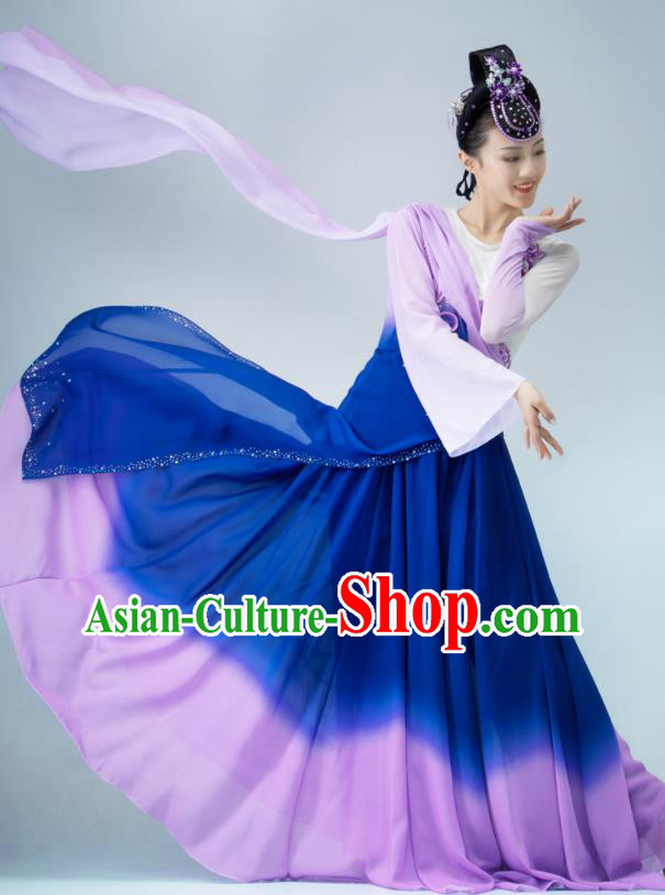 Chinese Classical Dance Costume Han Tang Dance Purple Dress Dance Competition Clothing Chinese Classical Dance Costume Han Tang Dance Purple Dress Dance Competition Clothing