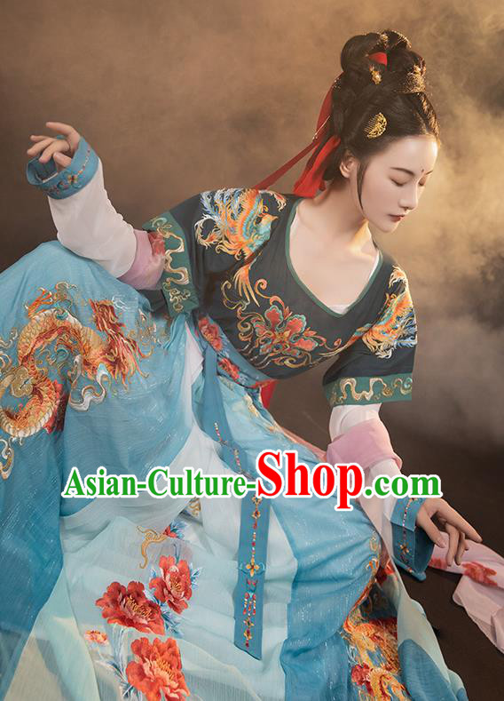 Chinese Tang Dynasty Princess Costumes Traditional Hanfu Dress Ancient Goddess Clothing Chinese Tang Dynasty Princess Costumes Traditional Hanfu Dress Ancient Goddess Clothing