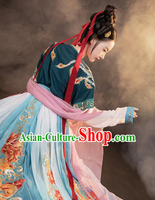 Chinese Tang Dynasty Princess Costumes Traditional Hanfu Dress Ancient Goddess Clothing Chinese Tang Dynasty Princess Costumes Traditional Hanfu Dress Ancient Goddess Clothing