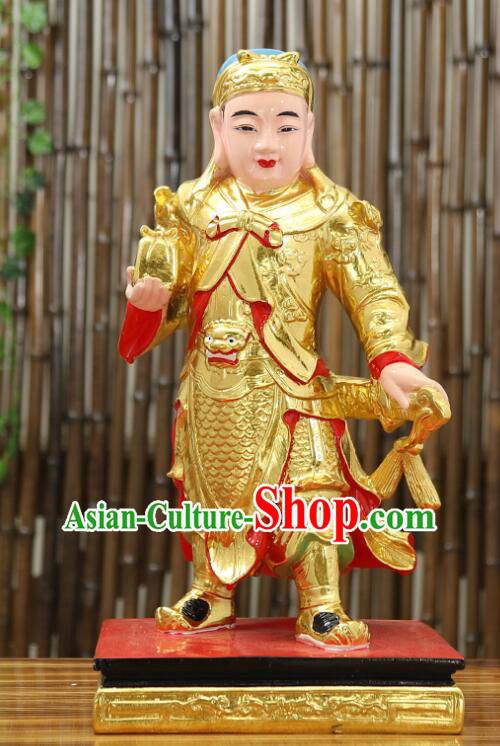 inches Resin Sculptures Handmade Zhou Cang and Guan Ping Statues inches Resin Sculptures Handmade Zhou Cang and Guan Ping Statues