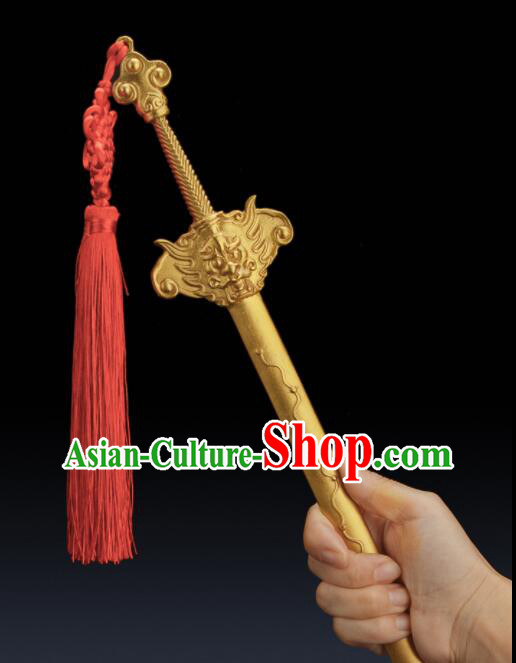 Handmade Brass Sword Traditional Taoism Dipper Star Dagger Handmade Brass Sword Traditional Taoism Dipper Star Dagger