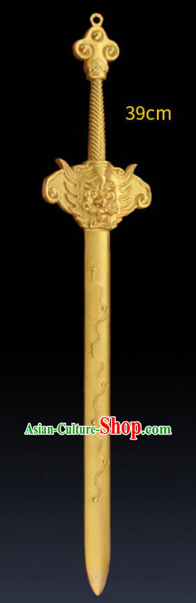 Handmade Brass Sword Traditional Taoism Dipper Star Dagger Handmade Brass Sword Traditional Taoism Dipper Star Dagger