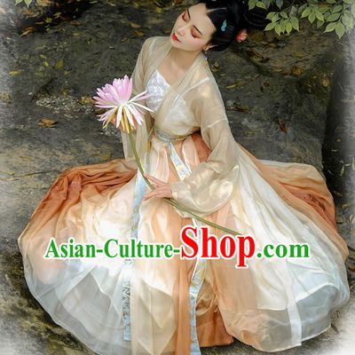 Chinese Ancient Palace Princess Hanfu Dress Traditional Historical Costumes Song Dynasty Noble Beauty Clothing