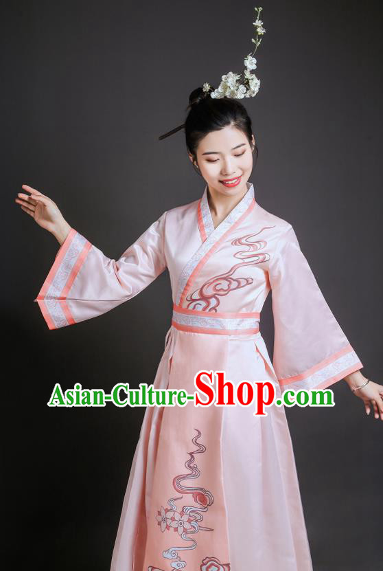 Chinese Ancient Princess Garment Costume Classical Dance Clothing Beauty Dance Pink Dress Chinese Ancient Princess Garment Costume Classical Dance Clothing Beauty Dance Pink Dress